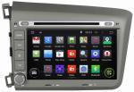 Ouchuangbo In Dah GPS Navigation Radio Stereo Multimedia Kit for Honda Civic