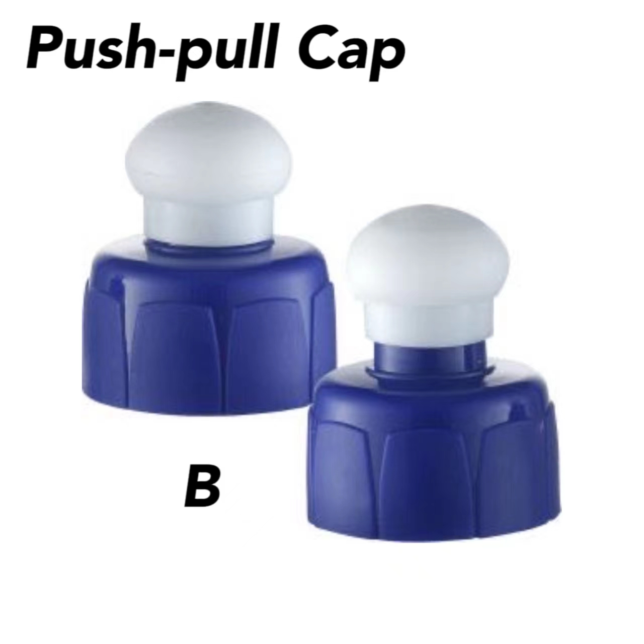 28/410 Colorful Sport Lid Cap PP Plastic Push Pull Cap for Plastic Bottle Sealing Type