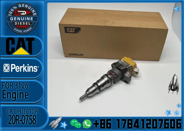 Construction machinery parts 1747526 20R-0758 Diesel Fuel Injector for