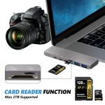Type C Hub Dual USB-C HUBs /Card Reader Special for Apple Macbook Pro with