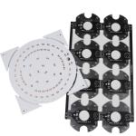 Aluminum Thickness 1.6mm SMD LED Circuit Board Round Single Sided