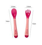 Easy Grip Silicone Baby Spoon For Little Babies Custom Length Eco Friendly