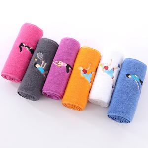 Wholesale Pure Cotton Sports Towel for All Ages Plain Weave Sweat-Wicking and Water-Absorbing from china suppliers