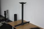 Cast Iron Cross Table bases Black wrinkle Zinc Powder Coated Restaurant Table
