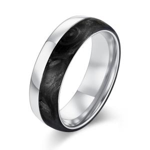Wholesale 2025 New Arrival Gold Powder Forged Carbon Fiber Wedding Bands Mens bands from china suppliers