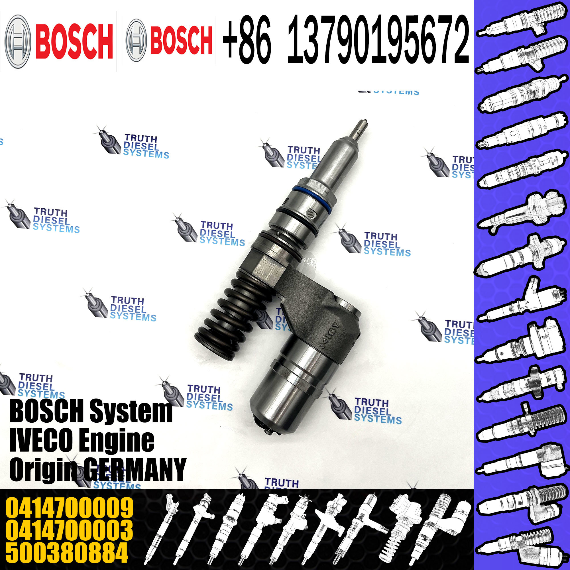 diesel fuel injectoriesel Engine Fuel Injector 0414700008 0414700009