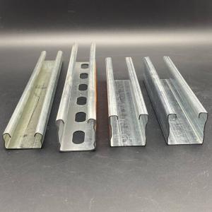 Wholesale Heavy Duty Galvanized Steel p2000 41x41 6m Strut Channel with Stiffener from china suppliers