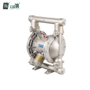 Metal Chemical Diaphragm Pump Air Driven 2" Stainless Steel Threaded