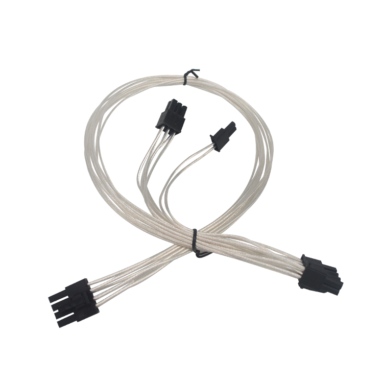 Braided Sleeved Extension Power Supply Modular Cable Kit