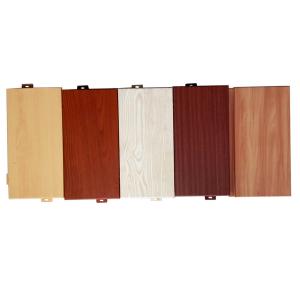 Wholesale Good Thermal Insulation Aluminum Sheet , Soundproof Aluminium Wood Panel from china suppliers