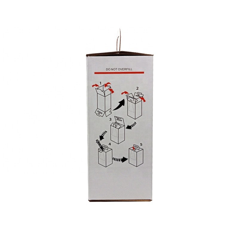 2.5L Custom Logo Cardboard Paper Sharp Container Box Safety Box For Small Sharps Yellow packaging Used In Hospitals