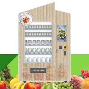 Wholesale Fresh Fruit Salad Vending Machine Healthy Food With Elevator Lift System from china suppliers