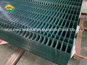 Wholesale Pre Galvanized Pvc Coated Welded Mesh Fence 3 Curve Bend 2030mm High from china suppliers
