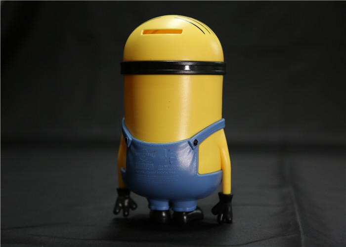 Single Eye Type Coin Bank Toy Minion Money Pot Multi Functional For Children
