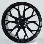 matte black monoblock forged alloy car wheels for McLaren rs6