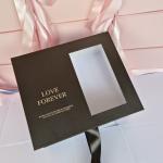 Romantic Valentine's Day Flower Jewellery Display Box Luxury Paper Packaging