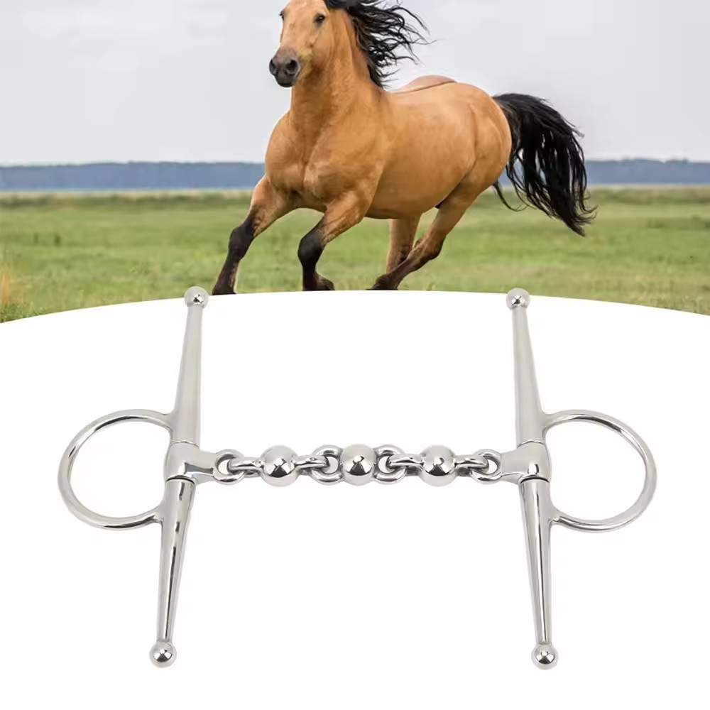 Polished Finish Stainless Steel Full Cheek Western Horse Bits for Horse Training