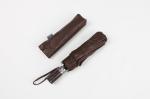 Brown Small Automatic Umbrella , Mini Auto Open Compact Travel Umbrella
