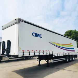 Wholesale 50T 40ft Curtain Side Semi Trailer With Mechanical Suspension from china suppliers