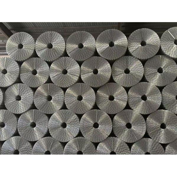 Six Lines Galvanized Pipeline Welded Mesh / Pipeline Coating Mesh