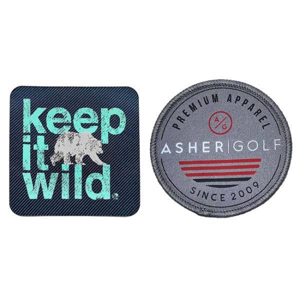 Leather Screen Printed Patches Shrink Proof Sport Team Patches