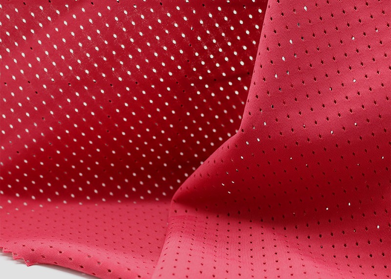 Jacquard Sports Mesh Fabric Sportswear Yoga 4 Way Stretch Knitted