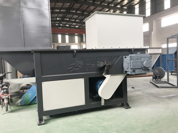 PP PE Hard Plastic Shredder Machine Single Shaft Design