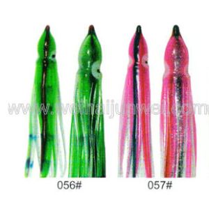 Soft squid skirt fishing lure color: 56#~67# size:3"~15"