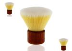 Bamboo Makeup Brushes Flat Top Kabuki Brush With Yellow Nylon Hair