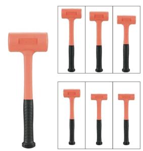 Wholesale two color dead blow hammer, steel and rubber hammer, two color dead blow mallet from china suppliers