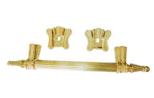 Wholesale Golden color plastic coffin handles HP025 35*7.5cm from china suppliers
