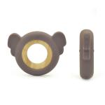 NUBY Natural Wooden Silicone Teether Koala Shape BPA Free