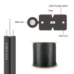 Outdoor 1 2 4 Core Fiber Drop Cable Ftth Single Mode Sc G657 Lszh