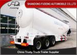 60 CBM To 80 CBM Steel Bulk Cement Tanker Trailer BPW / FUWA Axle