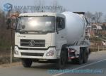 6X4 Dongfeng Dalishen Transit Cement Mixer Truck 10000 Litre White Colour