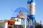 HZS35 Portable Electric Stationary Concrete Batching Plant With750L Discharging