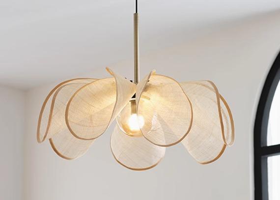 French cream style chandelier Nordic simple restaurant living room bedroom