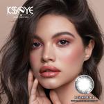 KSSEYE Natural Dark Circle Eye Natural Black Contacts Lens 14.2mm