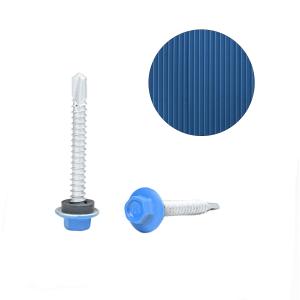 Wholesale Building Envelope System Fluorocarbon Baking 5.5x45 Stainless Steel Flange Teks Roof Screw from china suppliers
