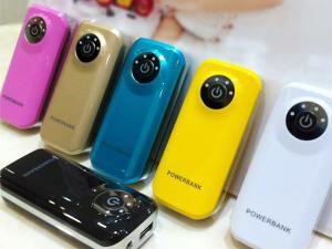 Wholesale Customized Logo 6000mAh 18650 Battery UV finish Portable Mobile Power Bank from china suppliers