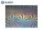 Rainbow Color Smart Card Material , Holographic Plastic Film Overlay For ID Card