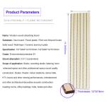 Wooden Acoustic Panels Fireproof Ceramic Aluminum Perforated Solid Wood Multi