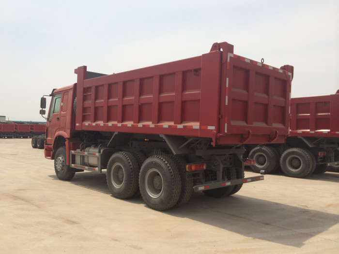 Sinotruk Howo Tipper Trucks 336hp 18M3 Mid Lifting 6x4 With 10 Wheels Lhd Euro2