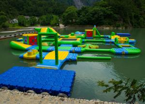 Wholesale Outdoor Silk Printing Inflatable Water Amusement Park With 0.9mm PVC Tarpaulin from china suppliers