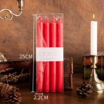 European Colored Long-Rod Candle Holiday Decoration Power Failure Emergency