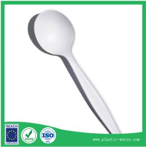 Wholesale white color biodegradable Corn starch spoons from china suppliers