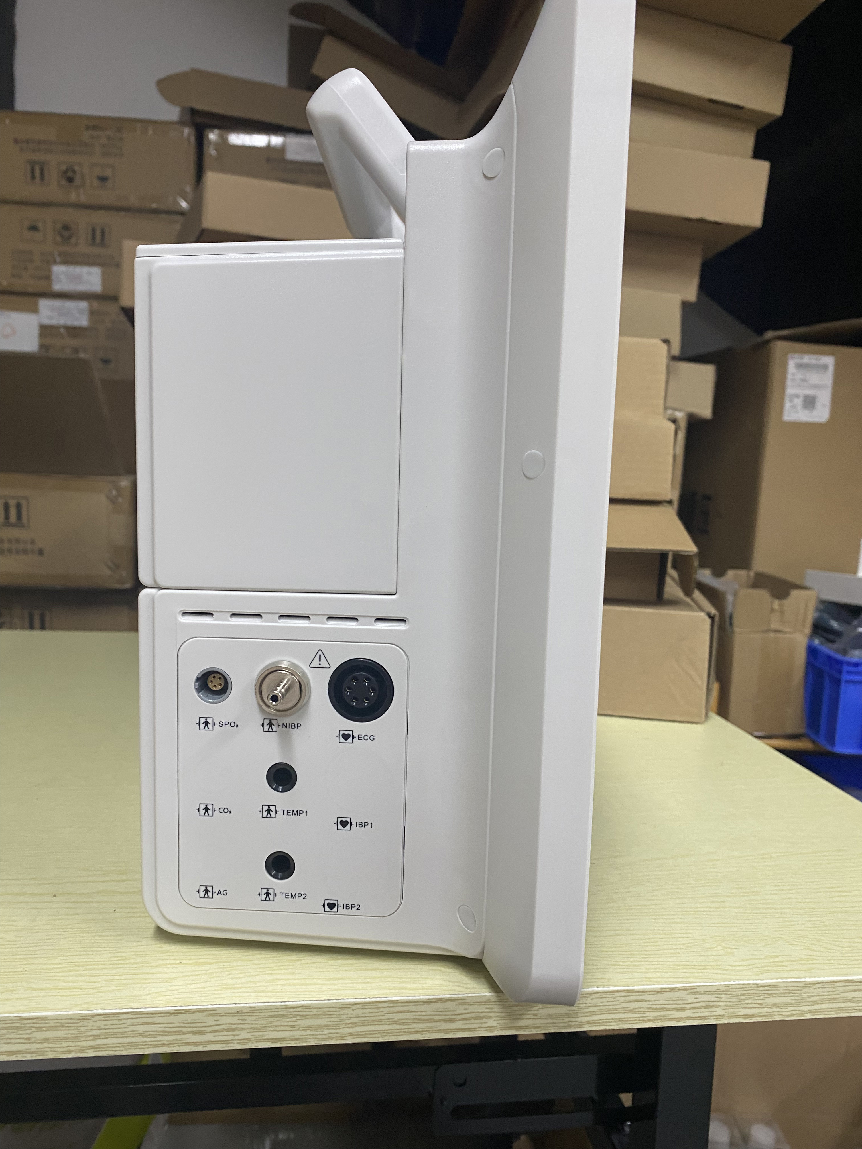 Portable Animal Vet 6 Parameters Patient Monitor 15 Inch With Etco2 Optional