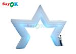 Giant Inflatable Star Arch Led Light Inflatable Star Archway For Outdoor