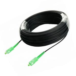 Wholesale 50M 100M SC APC Single Mode Simplex Outdoor FTTH Fiber Optic Drop Wire from china suppliers