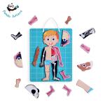 Parent Child Interactive Magnetic Jigsaw Puzzles 48PCS Indoor Eco Friendly